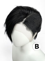 Short Lace Front Wig with Shaved Side - 2 Styles Available | Multiple Colors | Free 2 Wig Caps Included LF8127