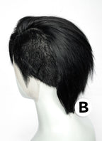 Short Lace Front Wig with Shaved Side - 2 Styles Available | Multiple Colors | Free 2 Wig Caps Included LF8127