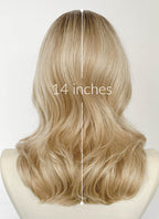 The Boys Starlight Mixed Blonde With Dark Roots Wavy 13" x 6" Lace Top Synthetic Wig LF8135