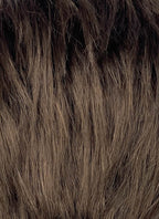 007 First Light James Bond Brunette Wavy Lace Front Synthetic Men's Wig LF8136