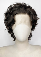 House of Dragon Prince Jacaerys Velaryon Brunette Curly Lace Front Synthetic Men's Wig LF8140