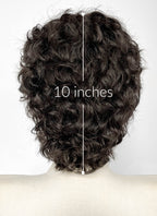 House of Dragon Prince Jacaerys Velaryon Brunette Curly Lace Front Synthetic Men's Wig LF8140
