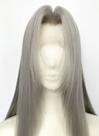 Final Fantasy Sephiroth Grey Straight Lace Front Synthetic Men's Wig LF8141