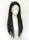 Black Braided Lace Front Synthetic Wig LFCS259