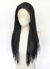 Black Braided Lace Front Synthetic Wig LFCS259