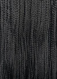 Black Braided Lace Front Synthetic Wig LFCS259