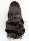 Brunette Wavy Lace Front Synthetic Wig LFCS262