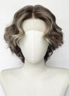 Brown Mixed Blonde Wavy Lace Front Synthetic Wig LFCS273