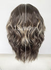 Brown Mixed Blonde Wavy Lace Front Synthetic Wig LFCS273