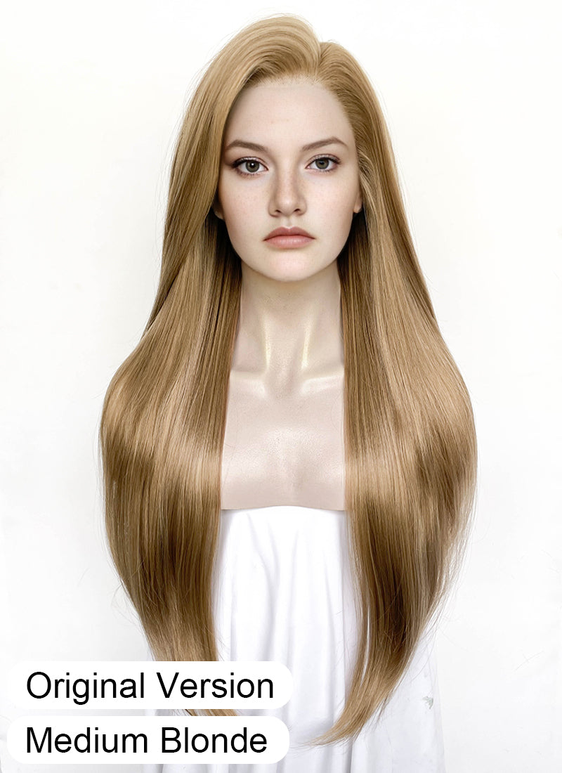 The Last of Us Abby Medium Blonde Braided Lace Front Synthetic Wig LF2174