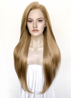 The Last of Us Abby Medium Blonde Braided Lace Front Synthetic Wig LF2174