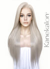 Ash Blonde Straight 13" x 6" Lace Top Kanekalon Synthetic Hair Wig LFS029