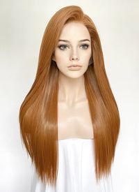 Ginger Straight 13" x 6" Lace Top Kanekalon Synthetic Hair Wig LFS034