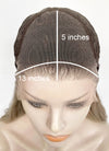 Balayage Blonde Mixed Brown Wavy Lace Front Kanekalon Synthetic Wig LFS045
