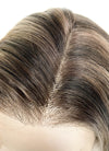 Balayage Blonde Mixed Brown Wavy Lace Front Kanekalon Synthetic Wig LFS045