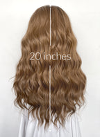 Blonde With Dark Roots Wavy 13" x 6" Lace Top Kanekalon Synthetic Hair Wig LFS056
