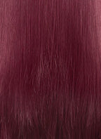 Reddish Purple Straight 13" x 6" Lace Top Kanekalon Synthetic Hair Wig LFS063