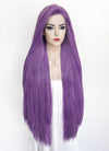 KPop Demon Hunters Rumi Pastel Purple Braided Lace Front Synthetic Wig LF2515