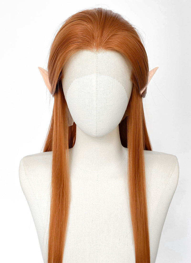 Critical Role The Legend of Vox Machina Keyleth Ginger Straight Lace Front Synthetic Wig LW4022A