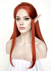 Critical Role The Legend of Vox Machina Keyleth Ginger Straight Lace Front Synthetic Wig LW4022