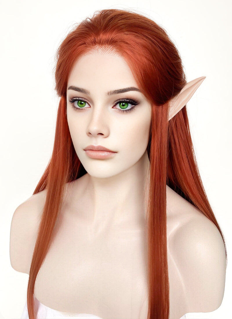 Critical Role The Legend of Vox Machina Keyleth Ginger Straight Lace Front Synthetic Wig LW4022