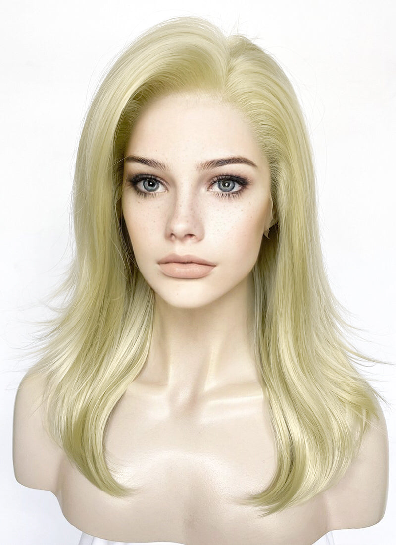 Blonde Straight Lace Front Synthetic Wig LW4041