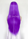 Purple Straight Lace Front Synthetic Wig LW4055