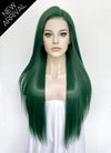 Green Straight Lace Front Synthetic Wig LW4056