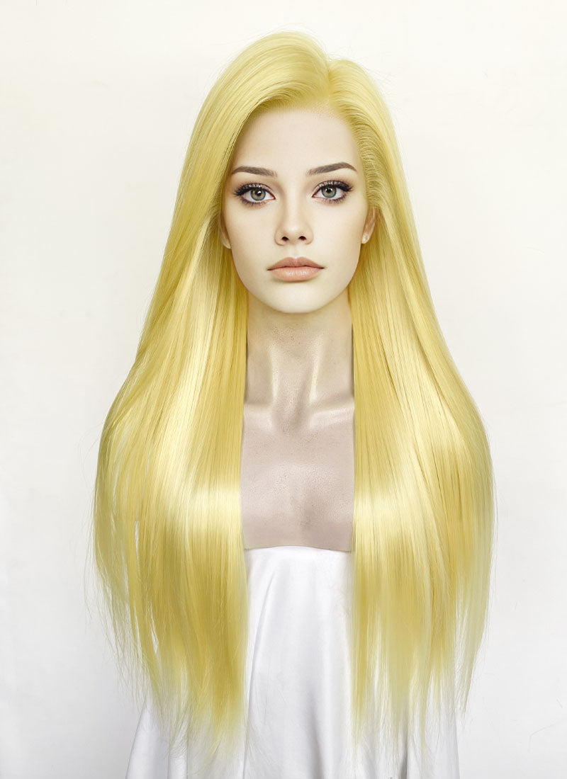 Blonde Straight Lace Front Synthetic Wig LW4058
