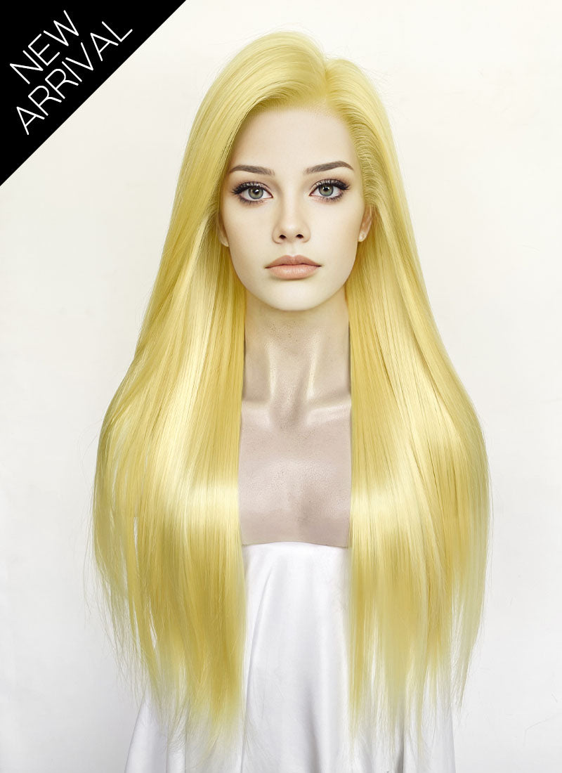 Blonde Straight Lace Front Synthetic Wig LW4058