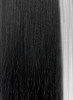 Critical Role Laudna Black And White Single Money Piece Straight Lace Front Synthetic Hair Wig LW4059