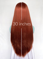 The Nightmare Before Christmas Sally Auburn Lace Front Synthetic Wig LW4072