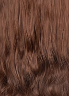 Frankenstein 2025 Elizabeth Harlander Reddish Brown Wavy Lace Front Synthetic Hair Wig LW4075