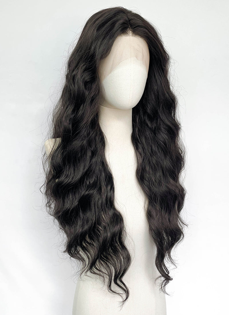 The Lord of the Rings Arwen Brunette Wavy Lace Front Synthetic Hair Wig LW4120