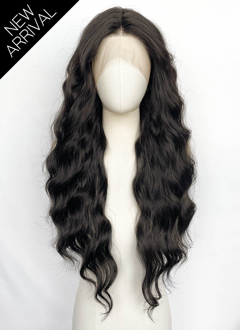 The Lord of the Rings Arwen Brunette Wavy Lace Front Synthetic Hair Wig LW4120