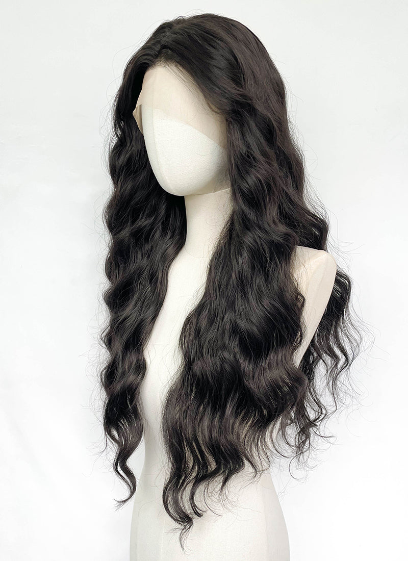 The Lord of the Rings Arwen Brunette Wavy Lace Front Synthetic Hair Wig LW4120