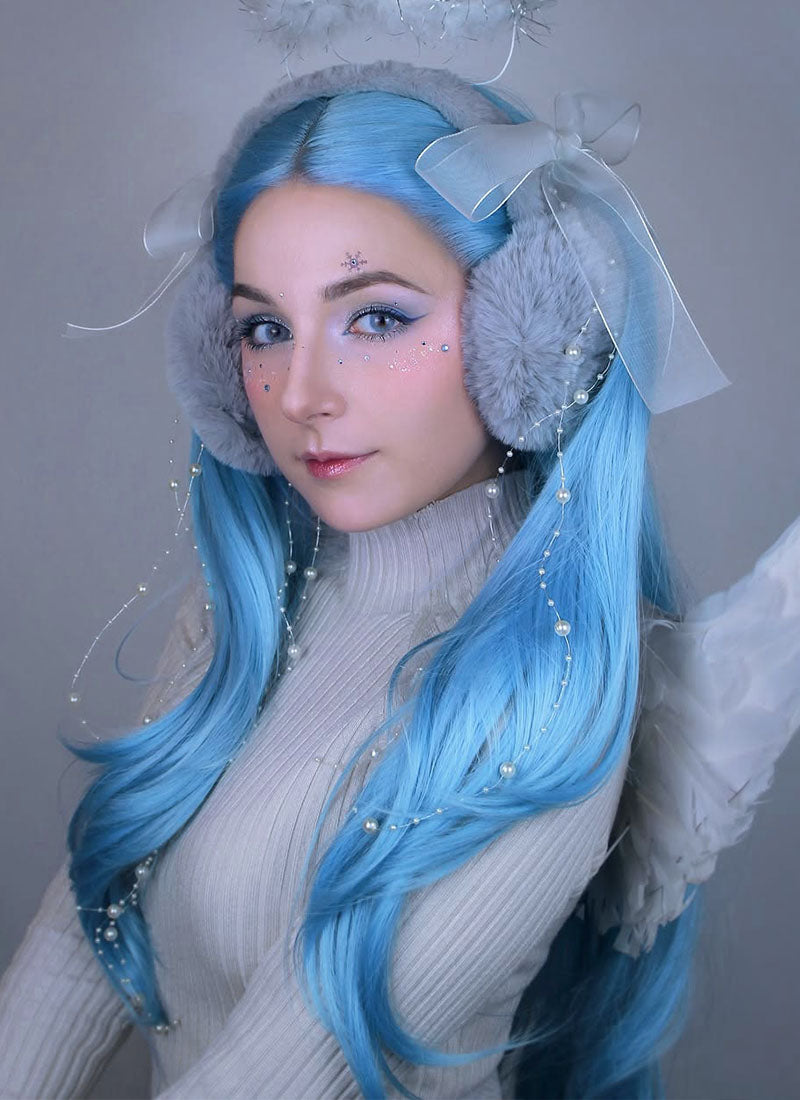 Pastel Blue Lace Front Wig | WigIsFashion