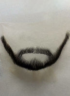 Arcane Jayce Talis Handmade HD Lace Realistic Black Beard and Moustache Facial Hair Set MB005