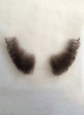 Handmade HD Lace Realistic Dark Brown Sideburns Facial Hair Set MB006