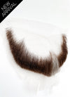 The Dragon Prince Viren Handmade HD Lace Realistic Brown Mixed Grey Beard Facial Hair Set MB008