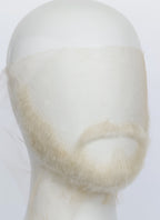 The Witcher 3 Geralt of Rivia Handmade HD Lace Realistic Platinum Blonde Beard and Moustache Facial Hair Set MB011