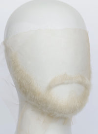 The Witcher 3 Geralt of Rivia Handmade HD Lace Realistic Platinum Blonde Beard and Moustache Facial Hair Set MB011
