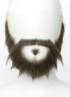 Overwatch Cole Cassidy Handmade HD Lace Realistic Ash Brown Full Beard and Moustache Facial Hair Set MB013