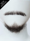 Bbno$ Alexander Leon Gumuchian Handmade HD Lace Realistic Natural Black Balbo Beard and Moustache Facial Hair Set MB028