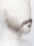 Handmade HD Lace Realistic Blonde Mixed Brown Long Stubble and Moustache Facial Hair Set MB033