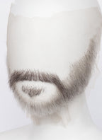 Handmade HD Lace Realistic Blonde Mixed Brown Long Stubble and Moustache Facial Hair Set MB033