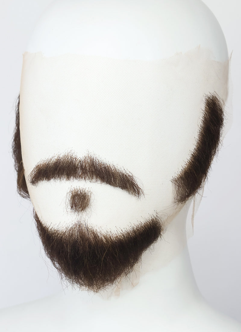 Home Alone Marv Murchins Handmade HD Lace Realistic Brown Beard
