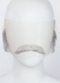 Handmade HD Lace Realistic Silver Grey Beard and Moustache Facial Hair Set MB043
