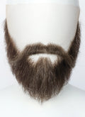 The Walking Dead Paul Rovia Handmade HD Lace Realistic Brown Mixed Grey Ducktail Beard and Moustache Facial Hair Set MB044