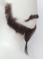 Critical Role The Legend of Vox Machina Shaun Gilmore Handmade HD Lace Realistic Purplish Black Beard and Moustache Facial Hair Set MB049